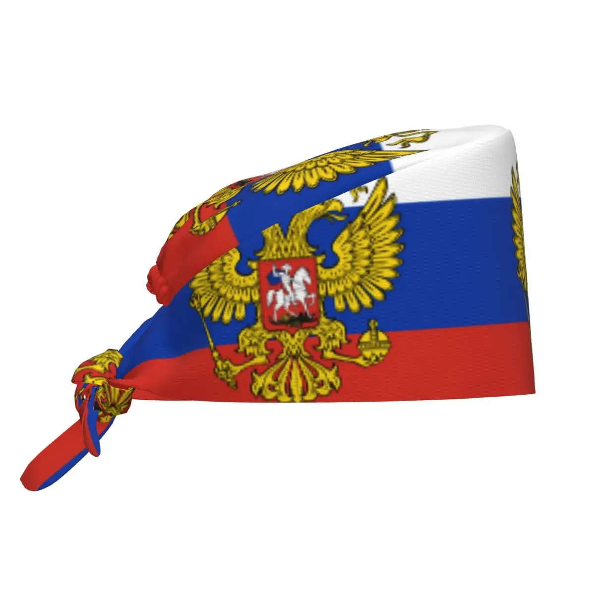 

Custom Flag Of The President Of Russia Cleaning Working Cap Coat of Arms Scrub Cap Surgicals Hat Nurse Scrubs Hat For Dentist