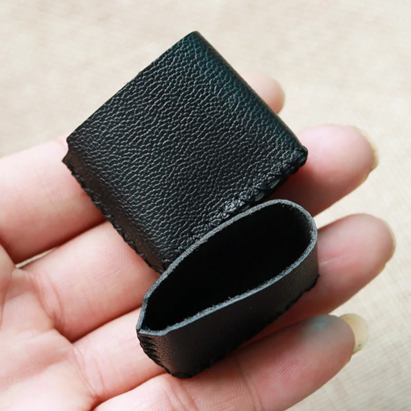 Custom Lighter Case Protective Sleeve Lighter Storage Holster Genuine Leather Belt Bag Handmade for Zippo Lighter Case