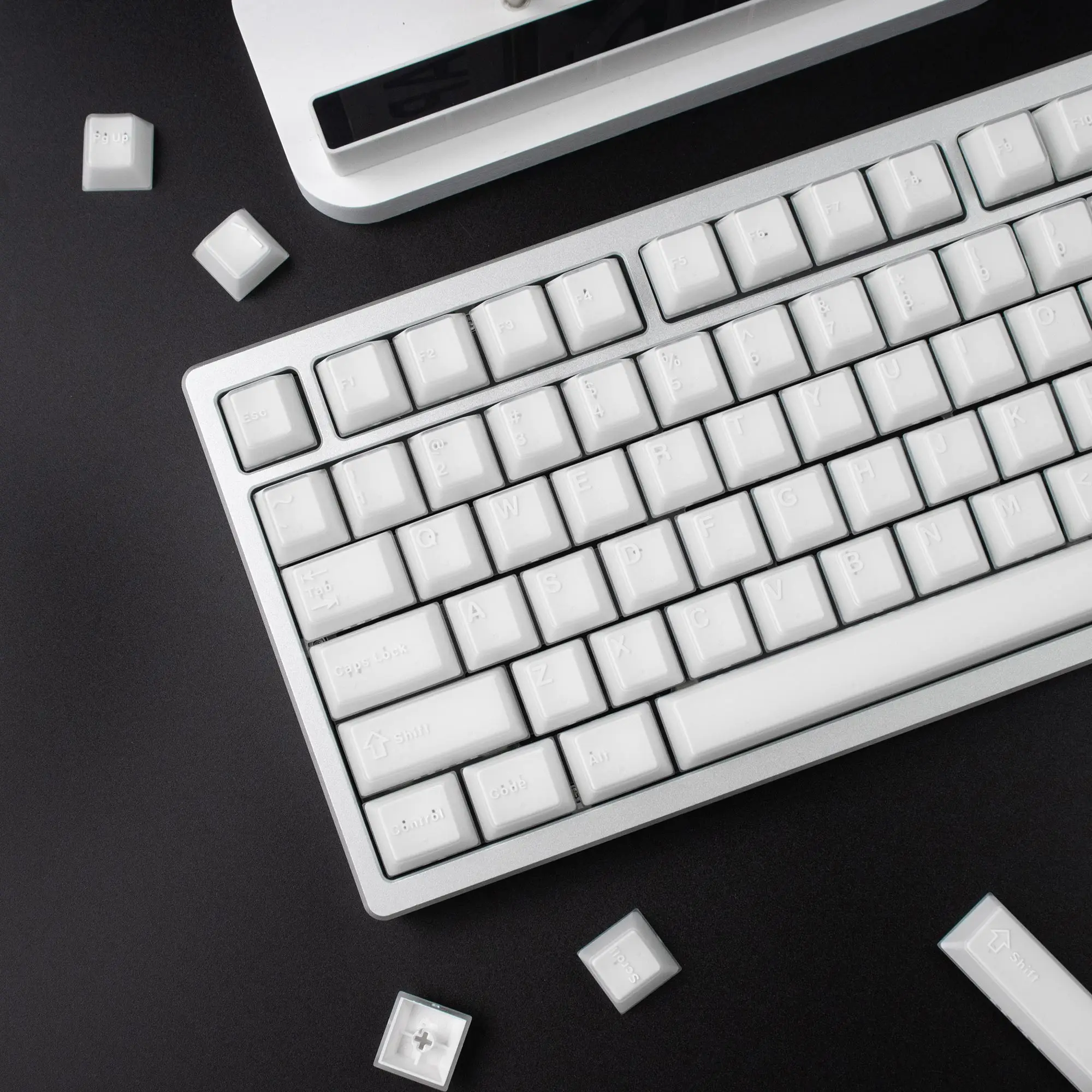 Aifei x-ray keycaps 114 teclas branco translúcido abs personalização duplo tiro keycaps cereja conjunto para teclado mecânico