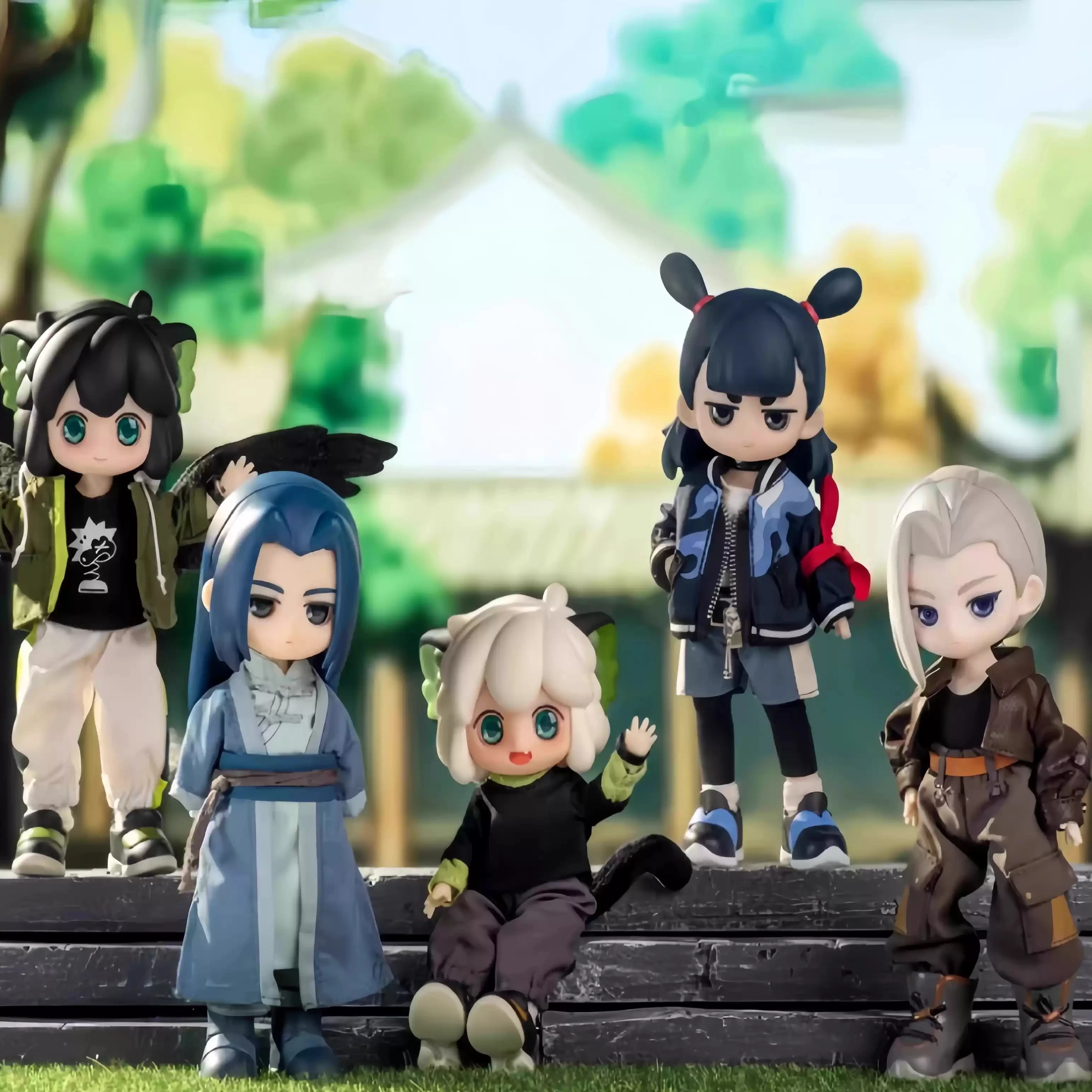 Muñeca BJD SIMONTOYS de 12 Pulgadas, Figura Articulada, La Leyenda de Luo Xiao Hei 2, Caja Sorpresa Co-Branded con Ne Zha, para Coleccionistas Adultos