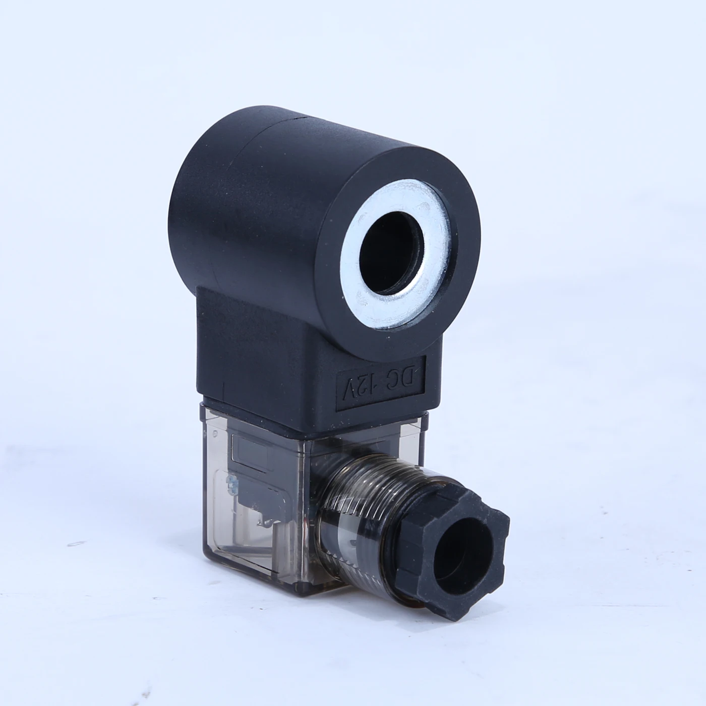 Threaded Plug-In Solenoid Valve Coil for 13mm 14 16mm Hole with Wire Electromagnet DC12/24V AC220V - Height Specification