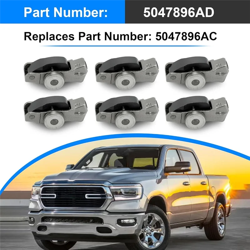 

A58X-Valve Rocker Arm 5047896AC 5047896AD For Chrysler Pacifica Dodge Durango Jeep Wrangler Grand Cherokee Ram Promaster 1500