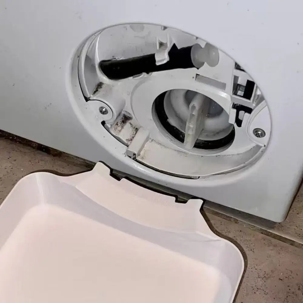 Anti-Spill Washing Machine Drainage Tray 3D Printing Universal Washer Drain Pan Flow guide Lid opener Drain Water Catch Bucket