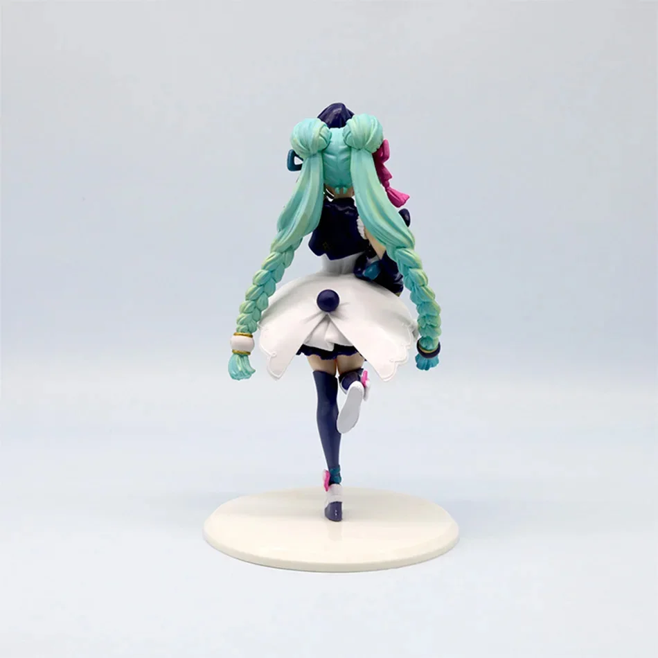 18cm Hatsune Miku Chinese Style Fashion Panda Action Figure Cute Girl Model PVC Collectible Desktop Ornament