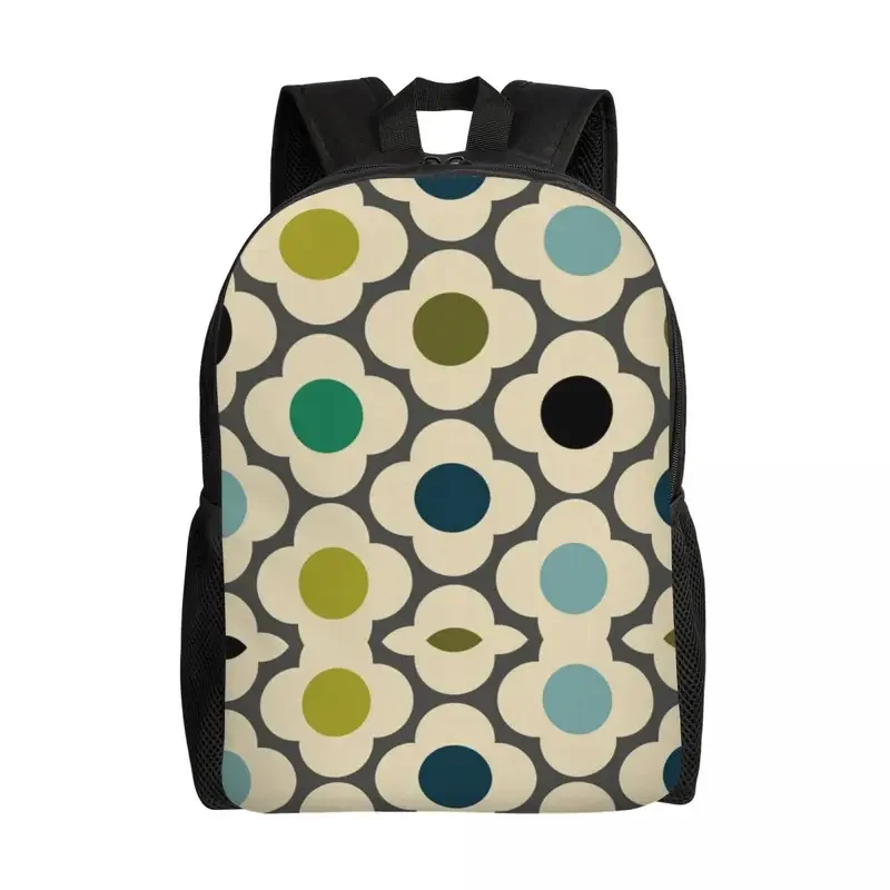 

Orla Kiely Flowers Abstract Backpack for Women Men Waterproof School College Geometric Bag Printing Bookbags