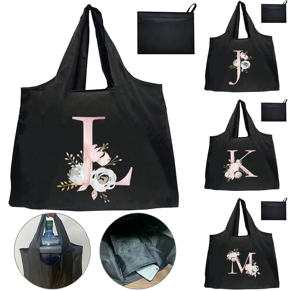 Backpack Rain Cover Foldable Protect Case 20-70L Camping Waterproof Backpack Casing Dust Travel Cover Pink Flower Series