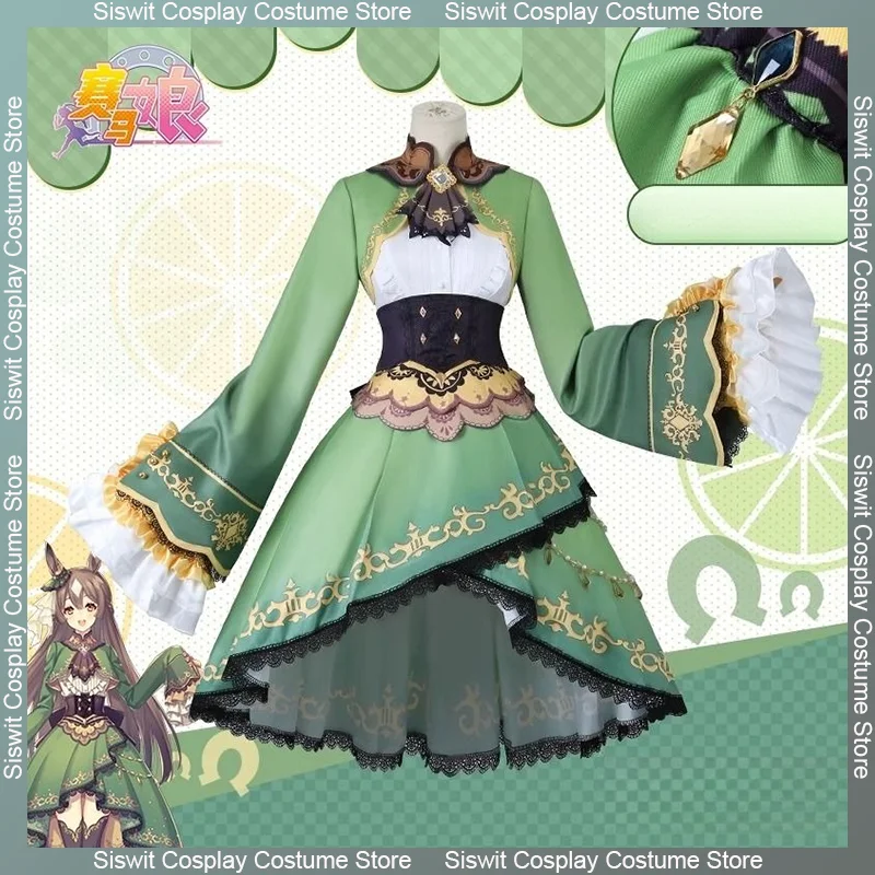 

Аниме Satono Diamond Косплей Костюм Umamusume Pretty Derby Карнавальная форма Хэллоуин Вечерние наряды для женщин и девочек Игровые наряды