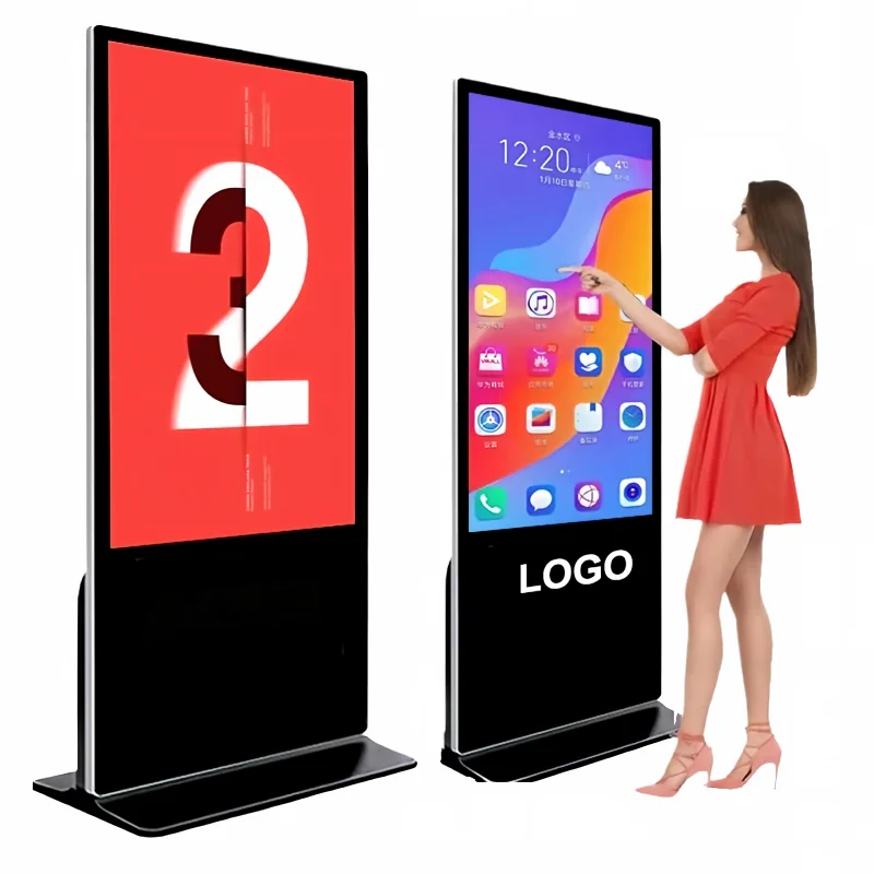

DualSystem Digital Signage and Display Standalone Lcd Ads Screens 2k/4K Resolution Billboards for Sale Mobiles Advertising