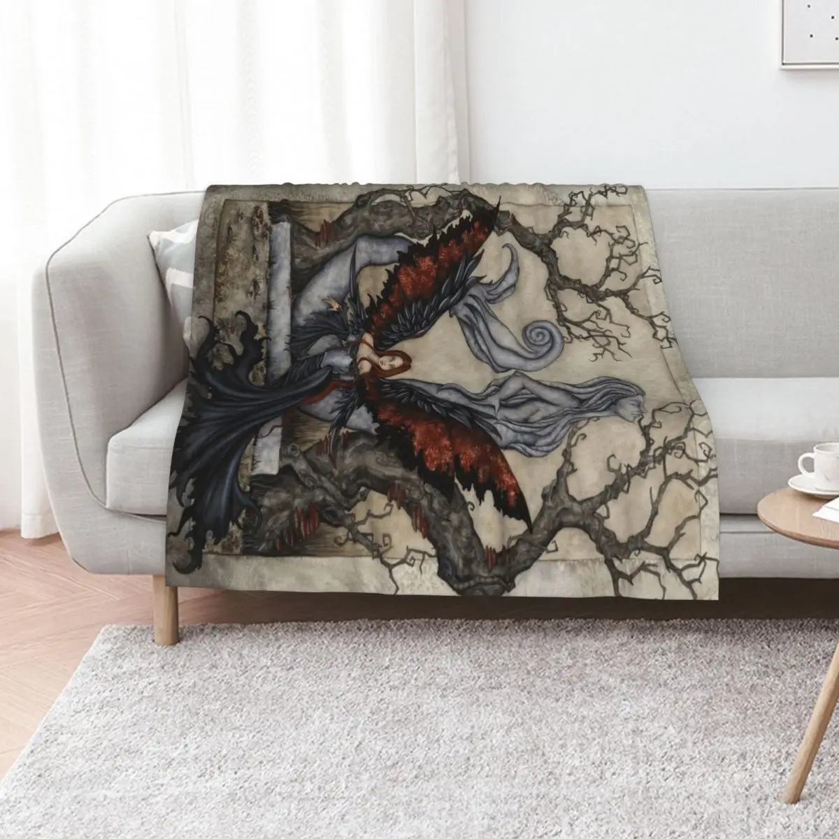 Come Stay Awhile Throw Blanket christmas decoration for sofa Decoratives Sofa Throw Sofas Decorative Beds Blankets