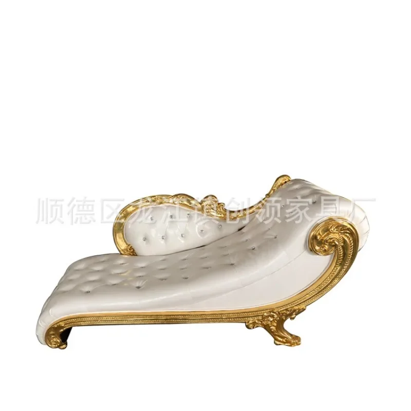 Ab high back sofa chair solid wood king chair concubine sofa foot leisure area foreign wedding special lie down