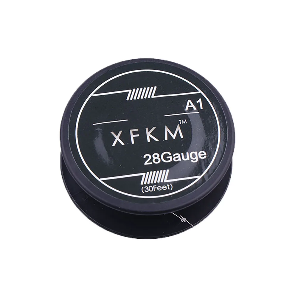 XFKM عالية الجودة 10 متر/لفة A1/SS316L/NI80 سلك مقاومة الأسلاك 24 26 28 30 32 36ga ل rda هيئة الطرق والمواصلات أسلاك التدفئة لتقوم بها بنفسك MTL لفائف أدوات