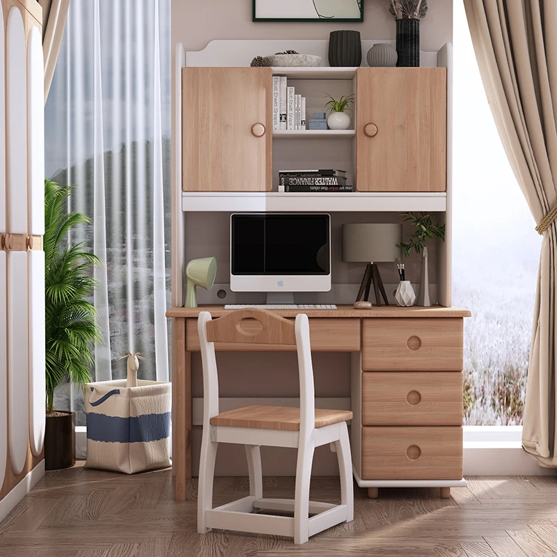 

All solid wood children's desks, chairs, bookshelves, integrated study tables, primary and secondary school students