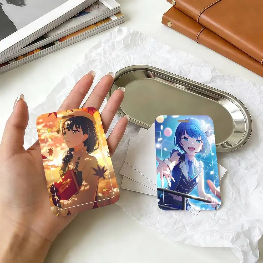 Kiritani Haruka Animation Game Project Sekai Black Lanyard Card Holders Student Meal Cards And Campus Ids School