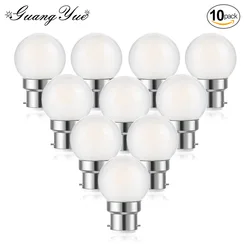 Frosting G40 Led Bulbs 220V B22 Base 1.5W Warm White Filament Lamp Replaceable Globe Dimmable Indoor Home For Pendant Chandelier