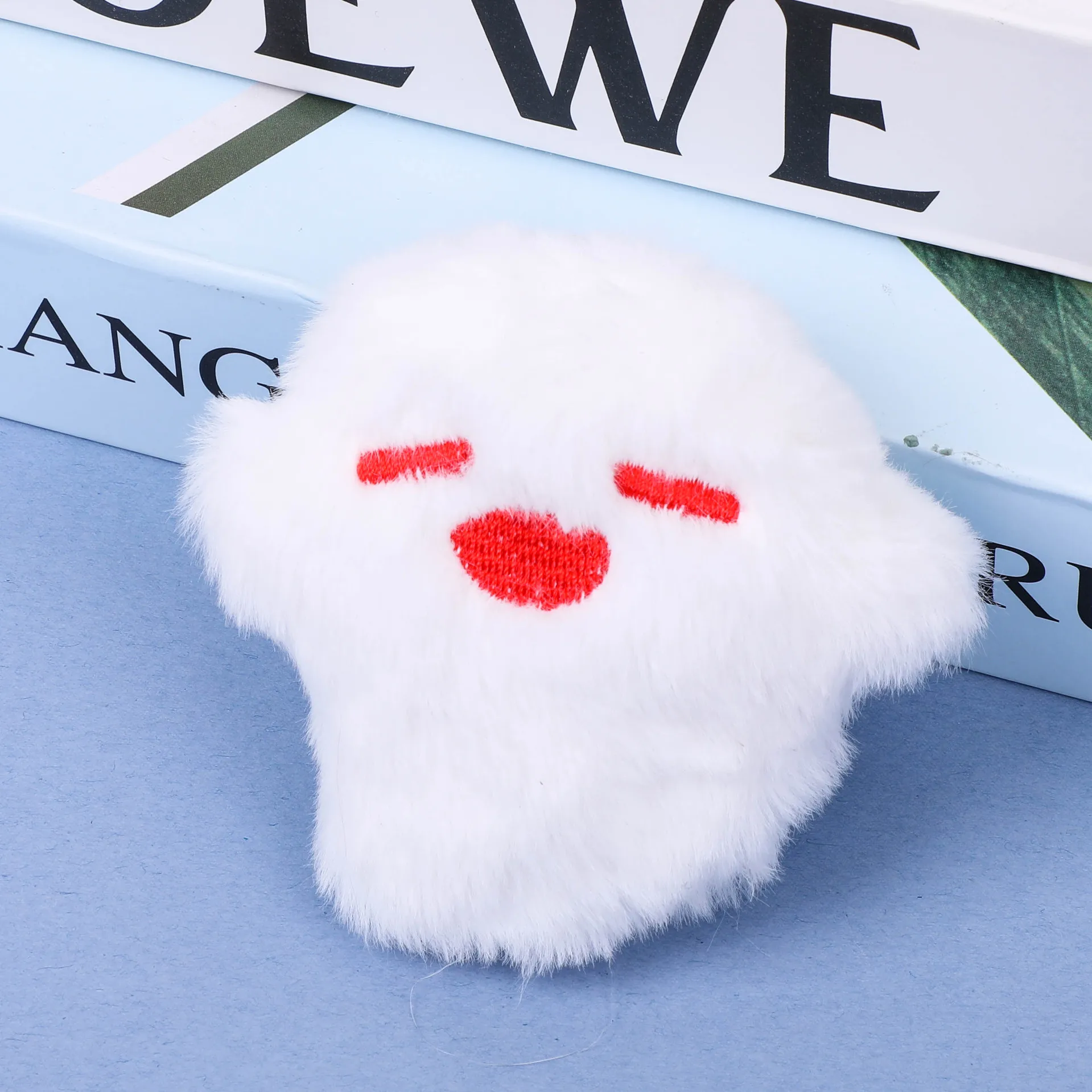 IFYOUOO Hutao تأثيري المفاتيح للجنسين شبح قلادة أفخم دمية حلقات المفاتيح اكسسوارات سلسلة مفاتيح حقيبة للحمل السحر #6