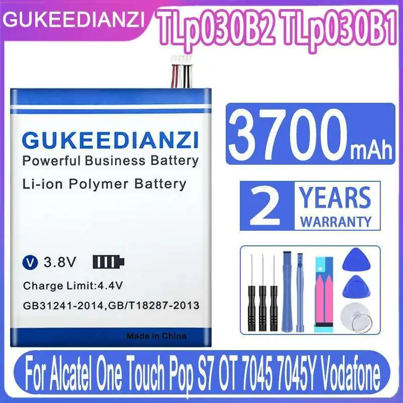 

Mobile Phone Battery Tlp030b2 Tlp030b1 3700Mah For Alcatel One Touch Pop S7 OT 7045 7045Y Vodafone