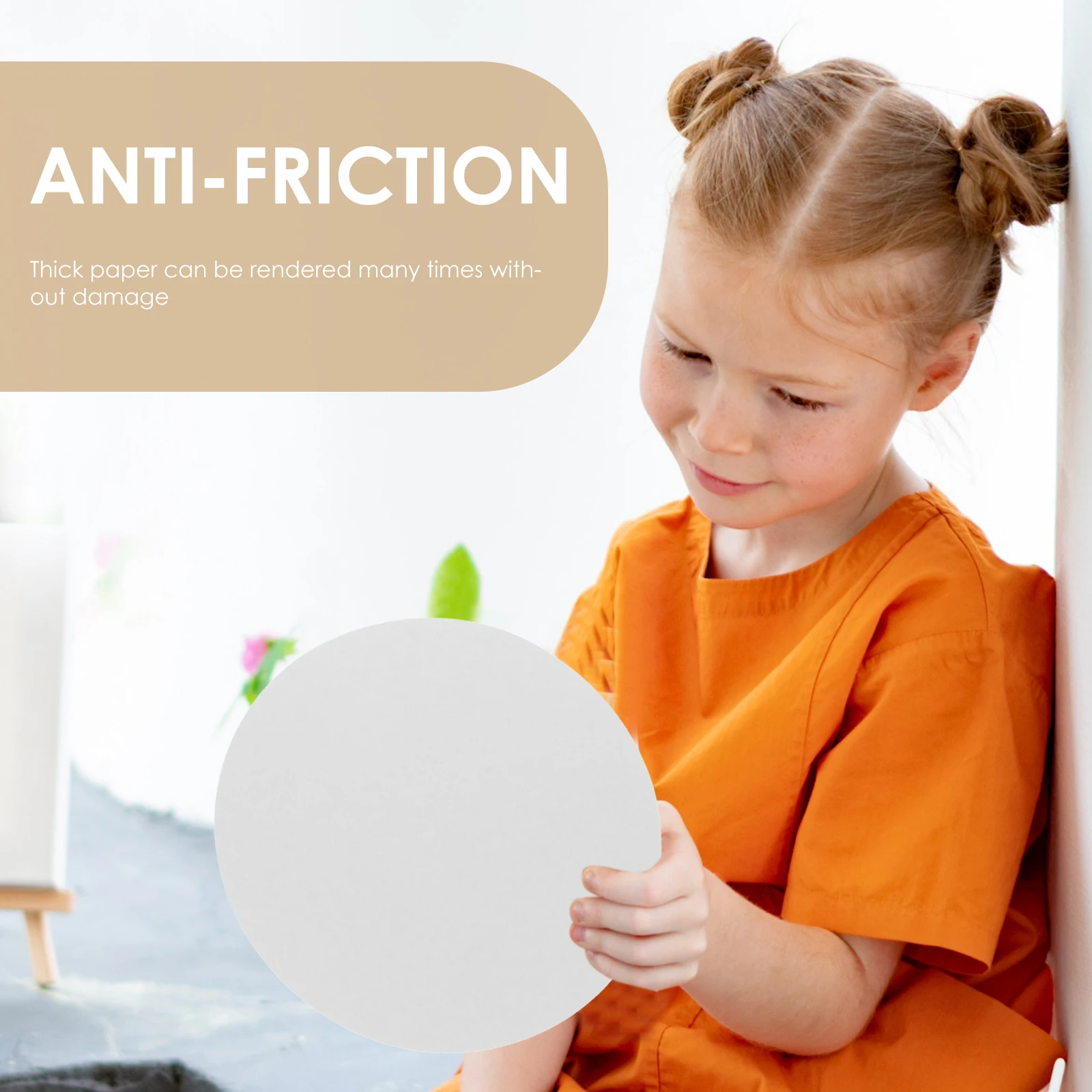 

20pcs Colorful Painting Cardboard Round Thickened Hardboards For Diy Drawing Calligraphy Art Projects Lightweight Portable Craft