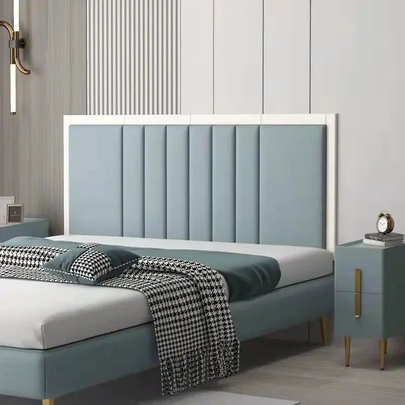 Bed Headboard Sticker Anti-collision Wall Panel Tatami Hotel Head Board Cabecero Cama Tete De Lit Self Adhesive Wallpaper