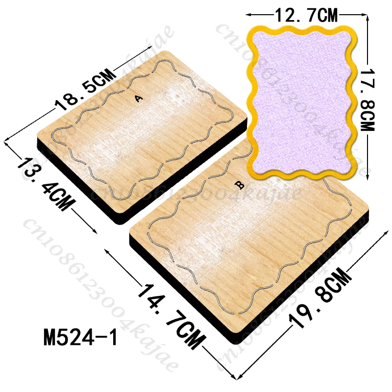 Base New Cutting Dies 2024 Nowości Scrapbooking 16MM Nóż Nadaje się do większości drewnianych matryc do cięcia