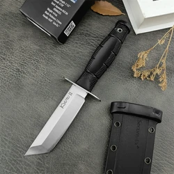 NEW CD Fixed Blade Knife Outdoor Hunting Knife 5Cr13Mov Blade Nylon Fiber Handle EDC Survival Camping Hiking Cutting Tool