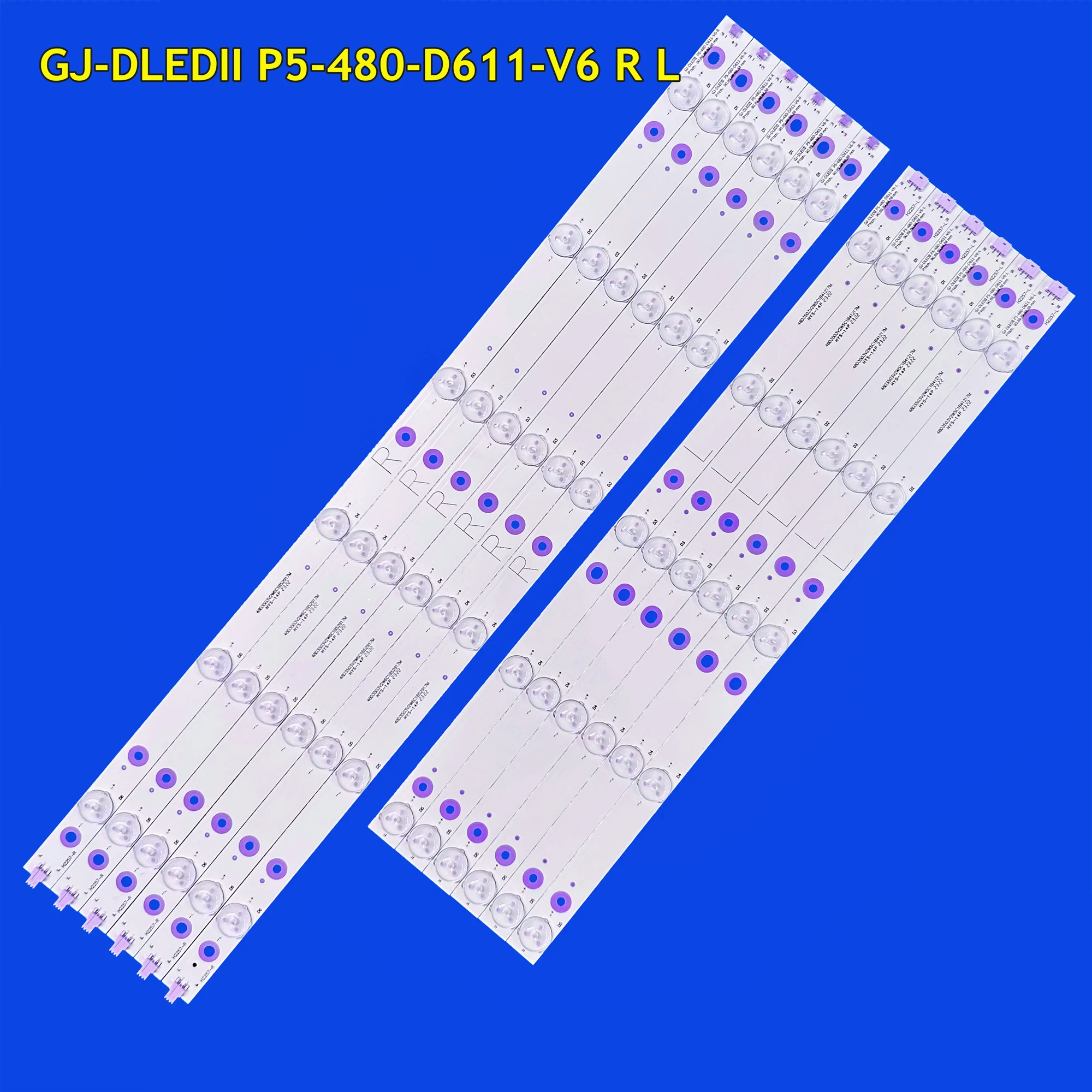 LED Strip for TH-48LFE8C LE48A33S 48HFL5130/T3 48PFG5000/77 48PFG5100/78 48PFH4100/88 48PFT4100/12 GJ-2K15-D2P5-480-D611-V3