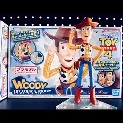 Original Bandai Cinema-rise Toy Story Buzz Lightyear Woody Action Figure Assembly Kit Figurine Model Toys For Children Doll Gift