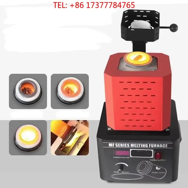 5 KW 1600 Degree Jewelry hine Silver Melting hine al Melting Furnace Mini Induction Melting Furnace Gold