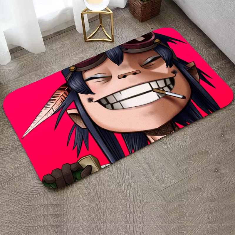 

Children Room Mat Gorillaz Floor Mats Kitchen and Home Items Welcome Deal House Entrance Mat Rug Rugs Custom Carpet Bath Foot