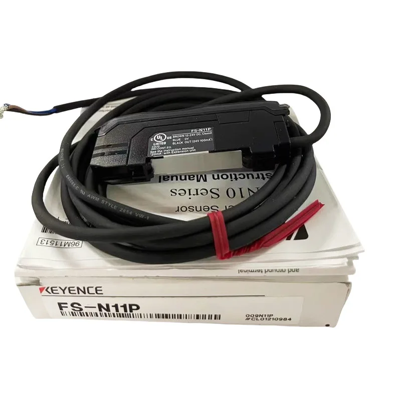 FS-N11P جديد الأصلي KEYENCE PNP كابل نوع مضخم الألياف الضوئية الرقمي #4