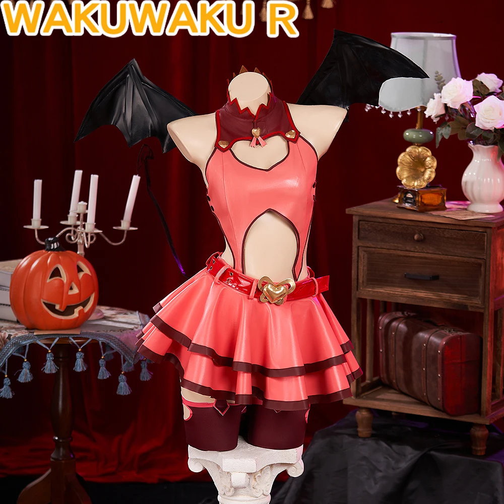 

MIKUU Cosplay Costume Game Cosplay WakuWaku-R Mikuu Halloween Little Demon Cosplay Heart Hunter Women Halloween Cosplay Costume