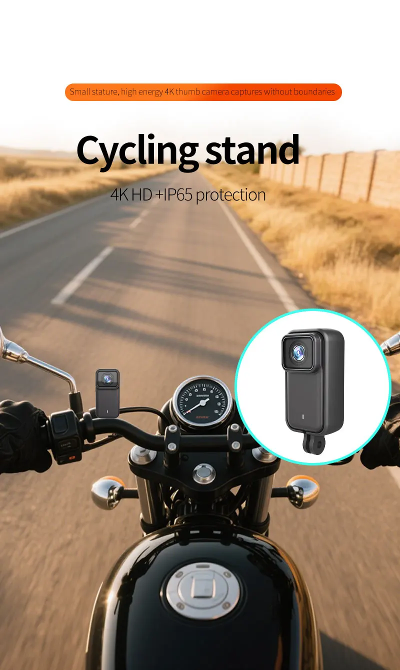 Mini Action Camera 4k Hd Wifi With 6-axis Stabilization Wearable_voghion.com
