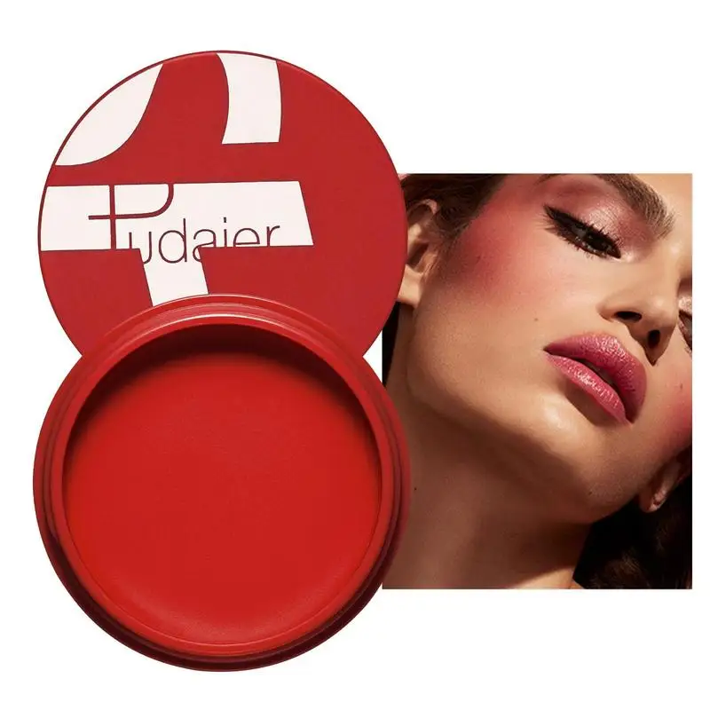 Creme errötet feuchtigkeit spendende Wangen creme errötet lang anhaltende natürliche Gesicht Rouge cremige leichte Partys aus täglicher Kosmetik