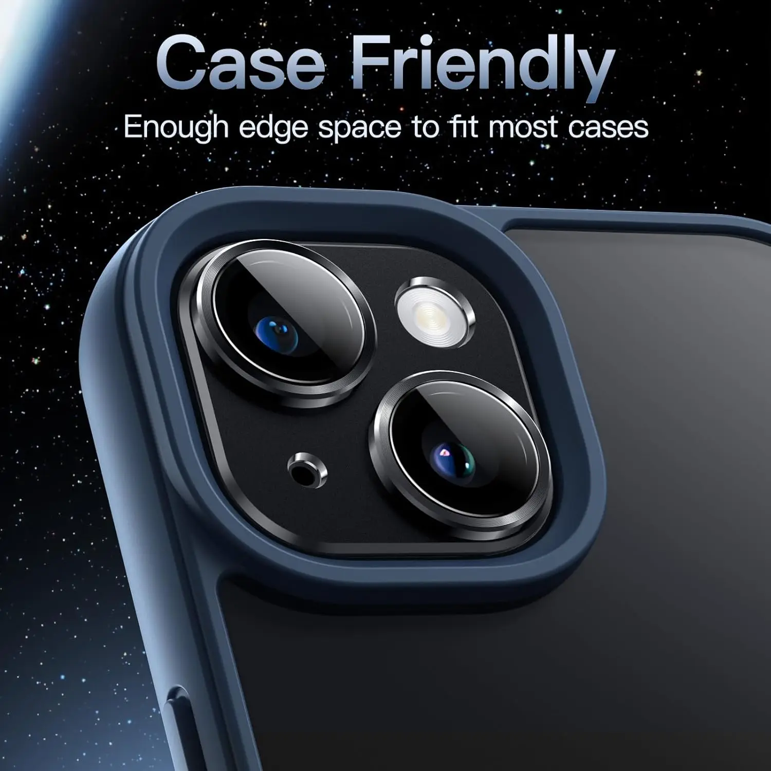 Metal Tempered Glass Camera Lens Protector Cover For iPhone 15 Pro Max 14 Plus 13 Mini 15Pro 14Pro Protection Phone Accessories