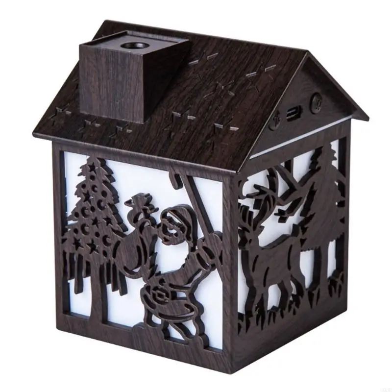 

Художественный деревянный рождественский увлажнитель воздуха USB тихий парогенератор портативный дизайн со съемным резервуаром