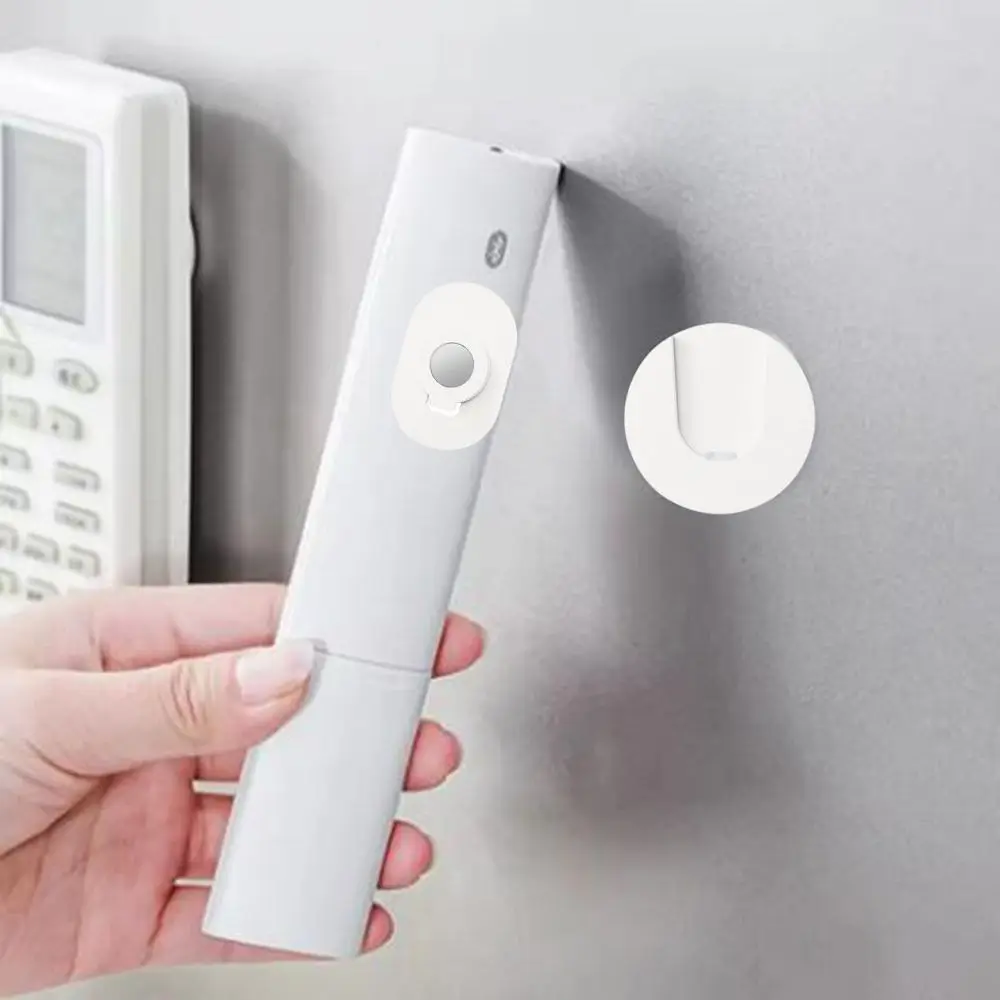 

5 Set Plastic Remote Control Magnetic Sticker Wall-Mounted Punch Free Socket Fixer Plug Hook Space Saving Anti-Lost