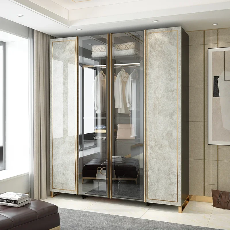 

Роскошный скандинавский кронштейн для шкафа, минималистичный белый дизайн, промышленное хранилище для одежды, креативный гардеробный шкаф, современная мебель для дома