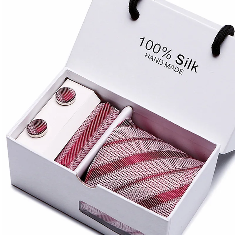 European and American men\'s tie spot gift box 5-piece suit group tie business formal dress wedding tie
