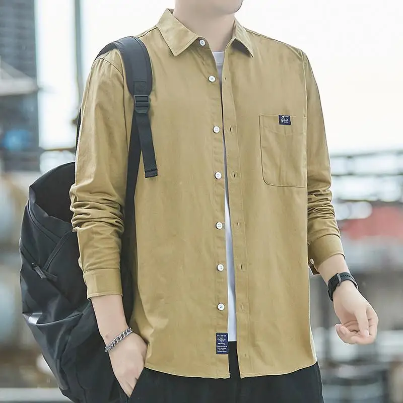 

Men's Casual Work Shirt Jacket Spring Summer Construction Site Wear Resistant Dirt Proof Sun Protection Long Sleeve Business ...