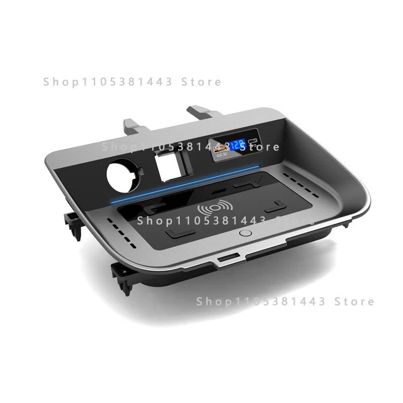 Car Wireless Charger Mobile Phone TYPE-C Fast Charging with Switch, Suitable for 20-23 Toyota RAV4 Willanda