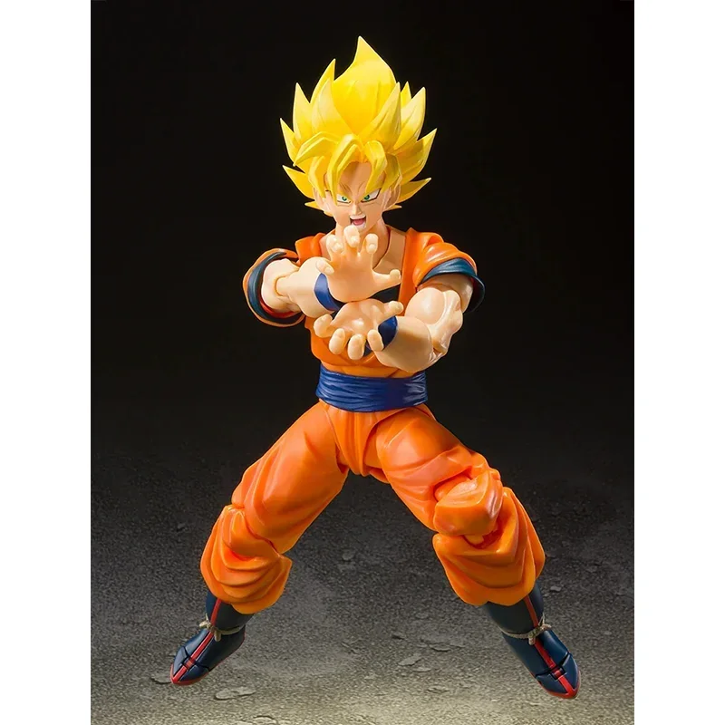 In Voorraad Bandai S.H.Figuarts Dragon Ball Z Super Saiyan Full Power Son Goku Figuur Anime Action Model Collectible Speelgoed Gift