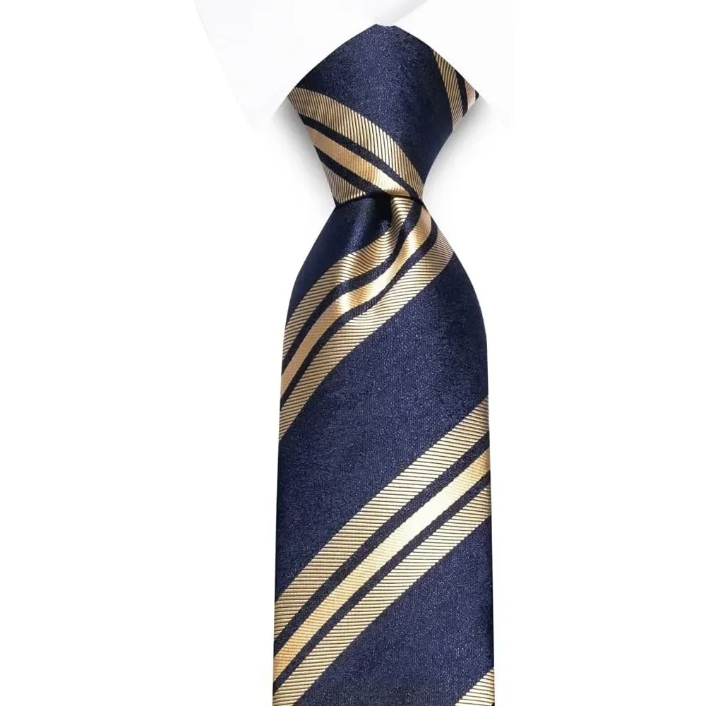 Ties Set Men Mixed Color Necktie Handkerchief Cufflinks Brooch 3.15 Formal