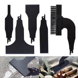 Reciprocating Saw Spatula Brush Set Includes Reciprocating Saw Shovel and Wire Brush for Removing Rust Dirt
