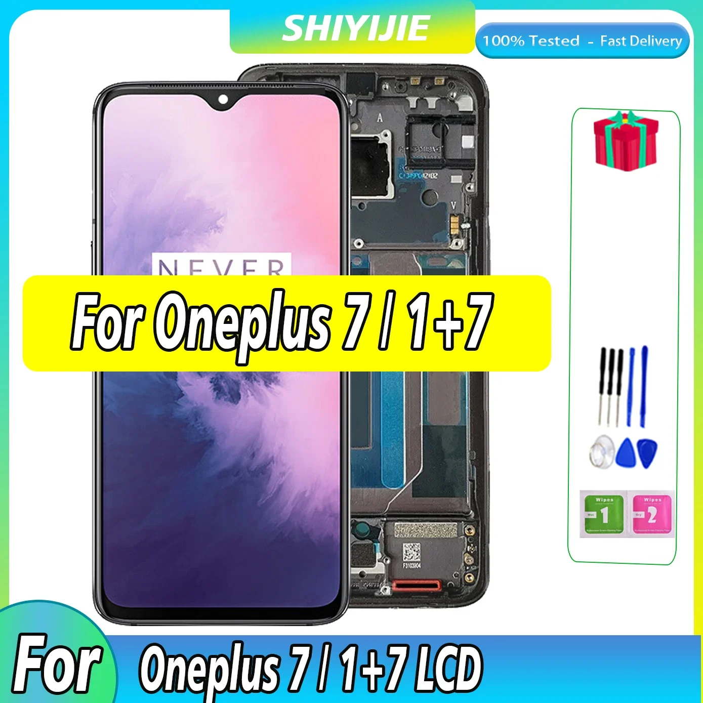 

6.41" Original For Oneplus 7 1+7 Lcd Touch Screen for One Plus 7 GM1900 GM1901 GM1903 GM1905 Display Parts Digitizer Assembly