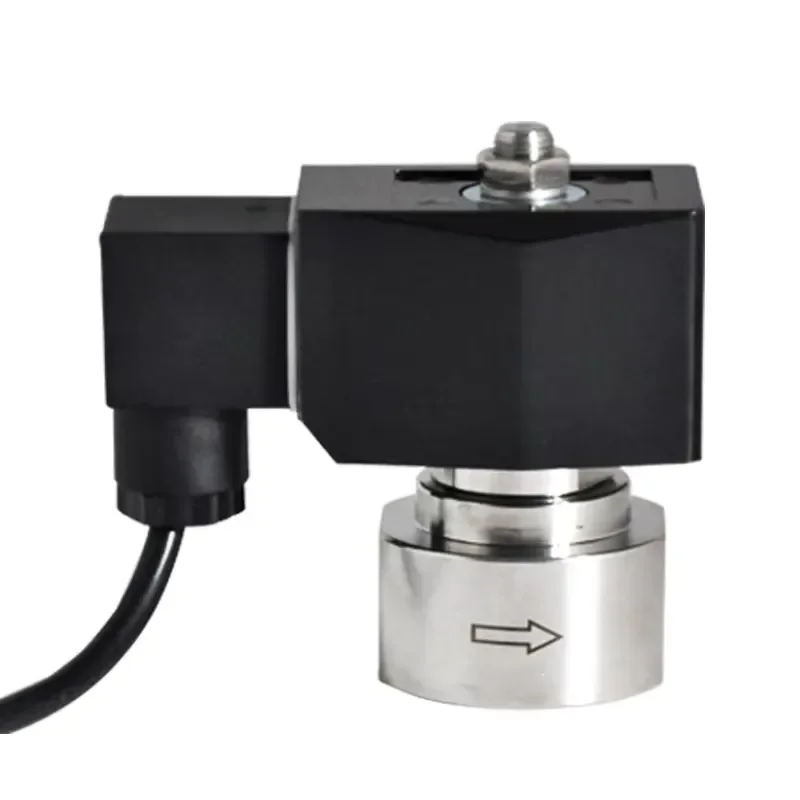 2 Way Stainless Steel 304 Normally Closed High Pressure Solenoid Valve 400bar 300bar 200bar 24vdc 12v