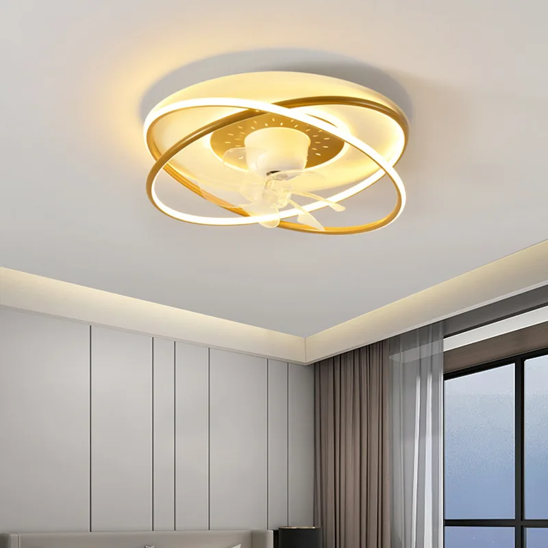 

360 degree shaking fan lamp for home bedroom, living room, dining room, new invisible study, ceiling fan, lighting fixture