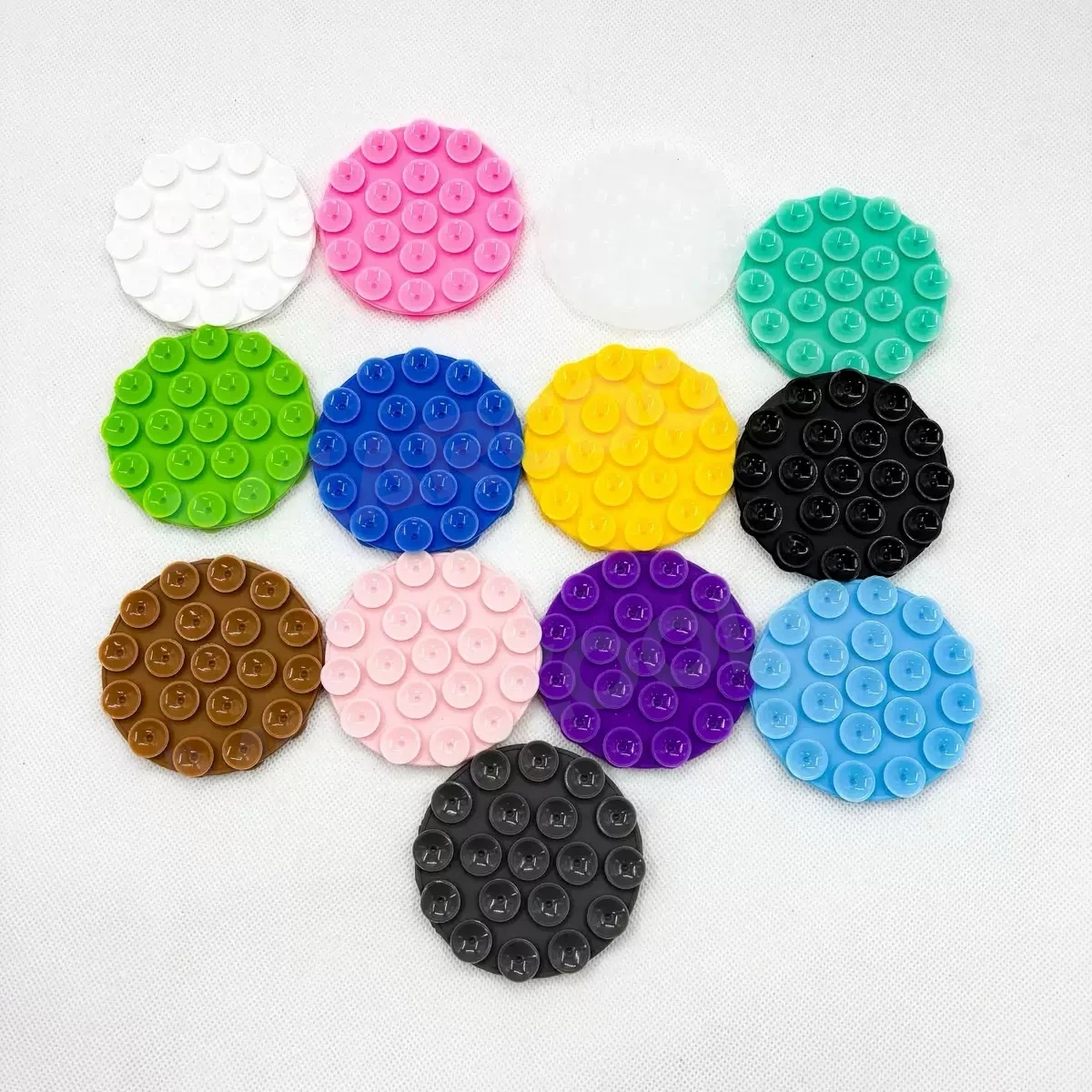 

Portable Silicone Suction Cup Back Adhesive Wireless Power Bank Car Anti Slip Universal Mobile Phone Double-sided Holder