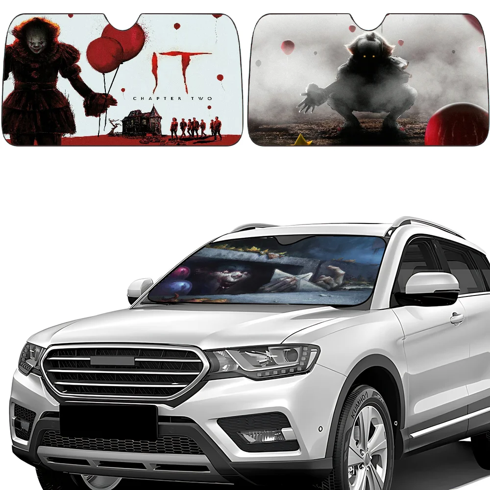 

S-Stephens Kings II-T Car SunShade Windscreen Front Window Visor 70x130cm Sun Visor Solar Protect Plaid Gift Novelty Car