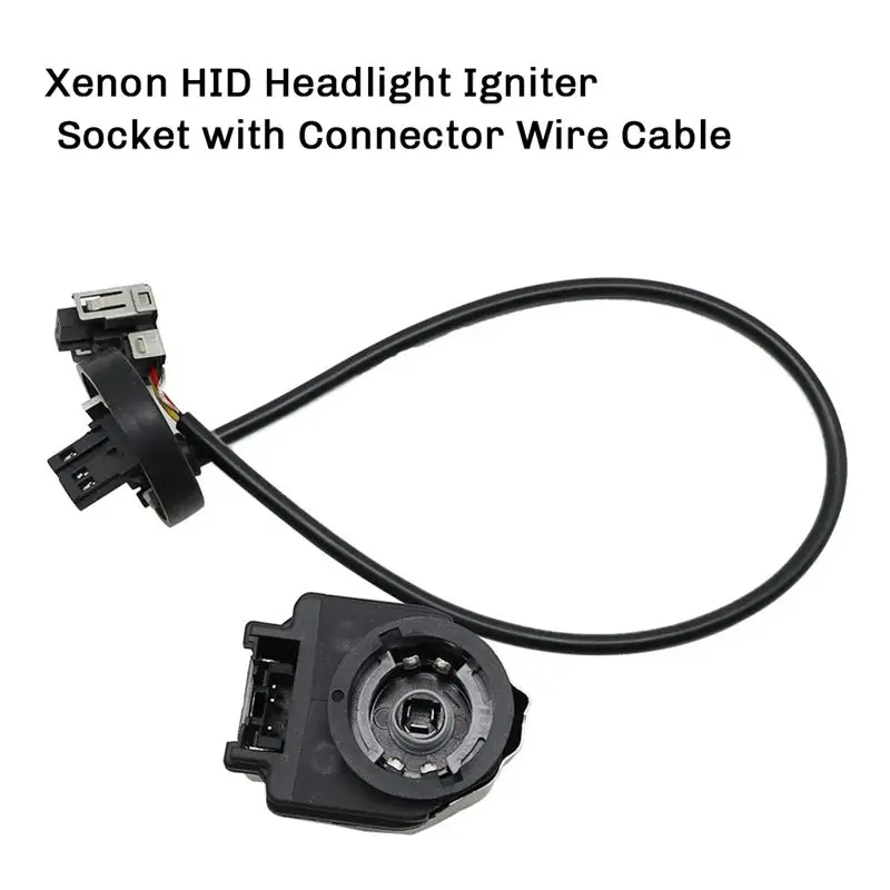 For Outlander Mazda CX9 CX5 3 Xenon HID Headlight Igniter Socket With Connector Wire Cable W3T216 W3T24571-A99D