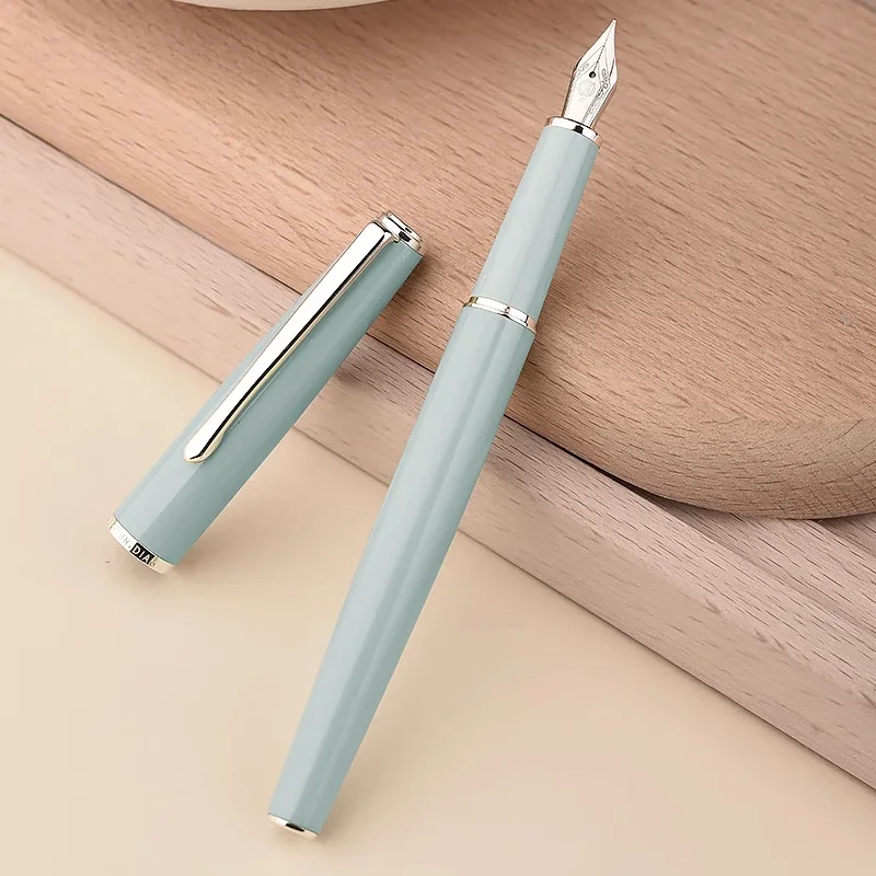 Hongdian Artistic Retro Metal Fountain Pen EF/F 0.38/0.5mm Nib Students Practicing Calligraphy High-end Business Office Writing