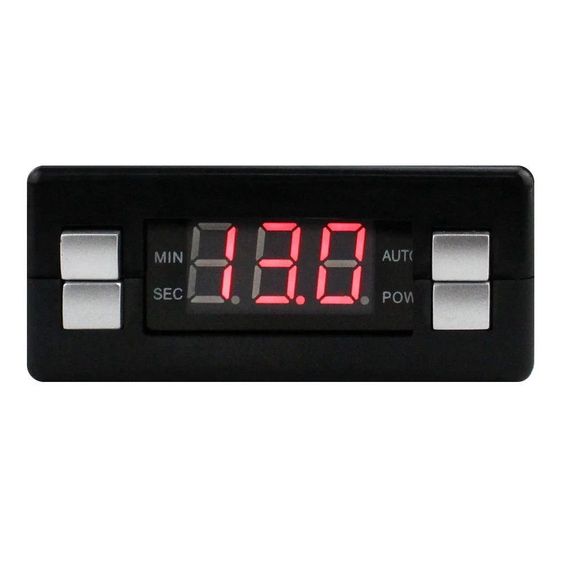 Automobile Turbo Timer Programmable Box Style Digital LED Display Time Delay Cooling Fan to Protect Engine Controller